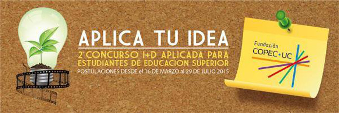 La Fundación Copec - Universidad Católica convoca el concurso ‘Aplica tu idea’