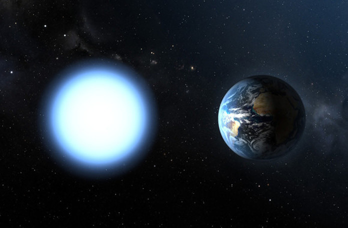 Las enanas blancas son remanentes estelares con un tamaño que puede ser similar al de la Tierra. / ESA/NASA