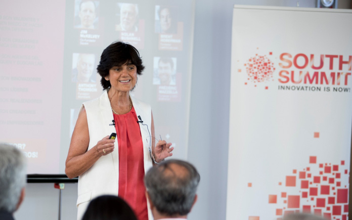 María Benjumea en la presentación