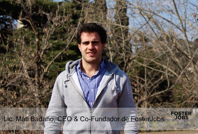 Matías Badano, cofundador y CEO de FosterJobs y Premio #IdeA16