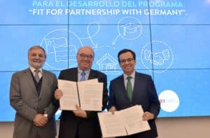 Firma del acuerdo entre Chile y Alemania