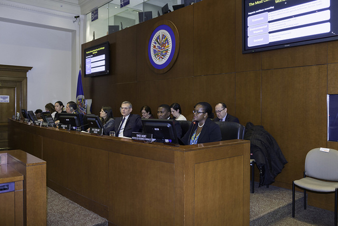 Reunión conjunta del Consejo Permanente de la Organización de los Estados Americanos (OEA) y su Comisión de Seguridad Hemisférica (Foto de OEA)