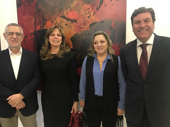 Agustín Prieto, Pilar Guzmán, María Luisa Castrillón y Carlos Fernández Carriedo