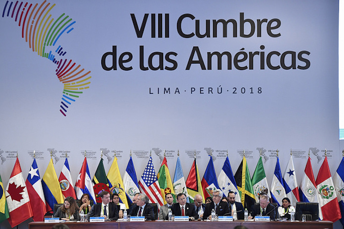 VIII Cumbre de las Américas en Lima (Perú)