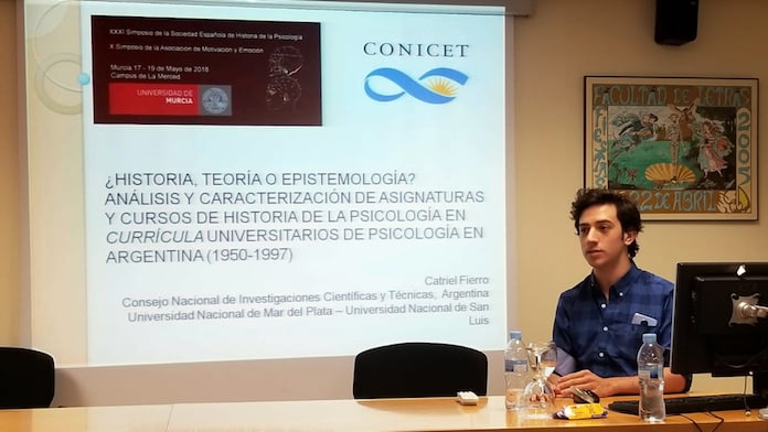 Catriel Fierro, becario del CONICET (Argentina)