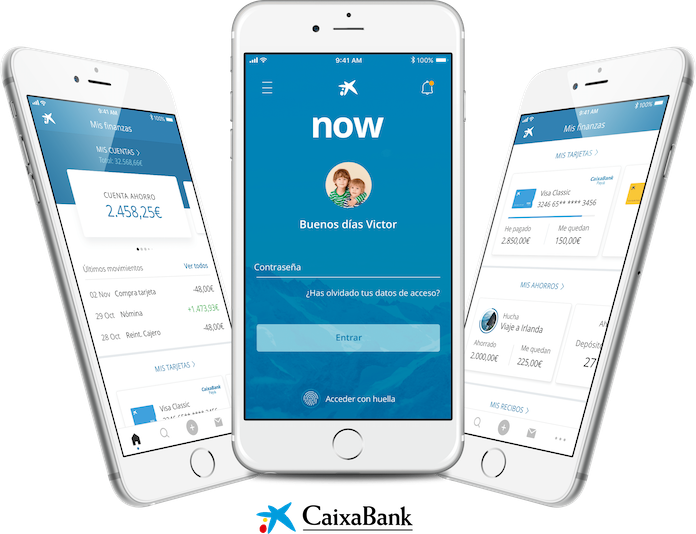 Aplicación móvil CaixaBank Now App