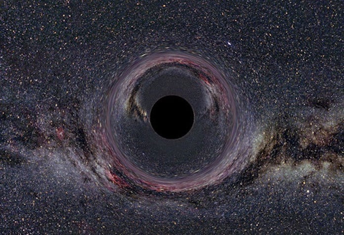 Simulación de un agujero negro. /  Ute Kraus
