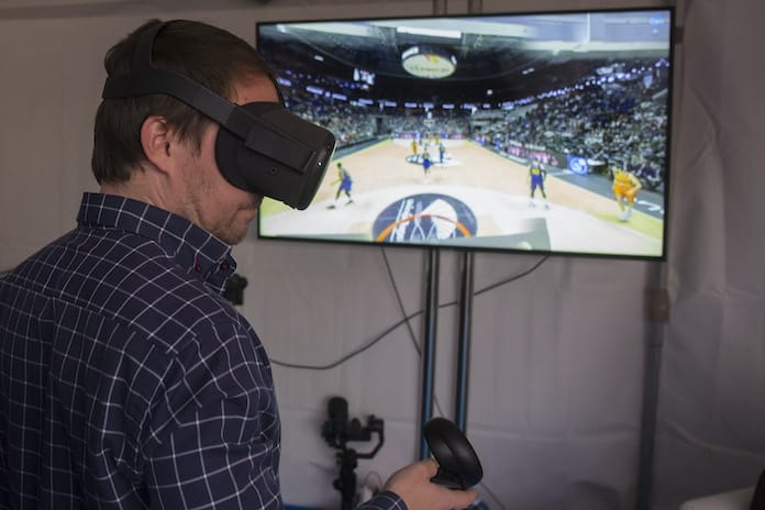 Partidos de baloncesto inmersivos: 5G, realidad virtual y una nueva forma de ver espectáculos