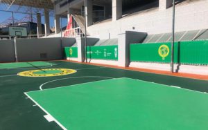 Ecovidrio Murcia pista de baloncesto vidrio