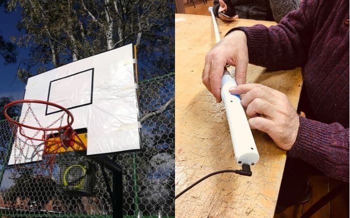 Tecnología para personas ciegas: de un tablero de baloncesto a un bastón inteligente