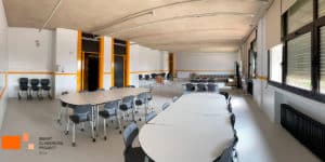 Así es la Smart classroom que se ha diseñado para la Universitat de Barcelona.