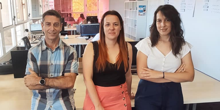 Miguel Ángel Ballesteros, Clara Torrijos y Elena Cebadera son los fundadores de la startup edTech GoKoan.