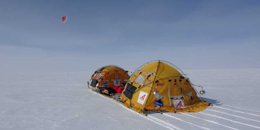 SOS Arctic 2022: la expedición que viajará con un trineo de viento impulsado por cometas