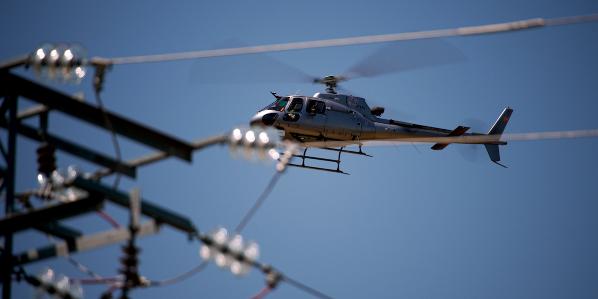 Los helicópteros que vigilan las “arterias” del país