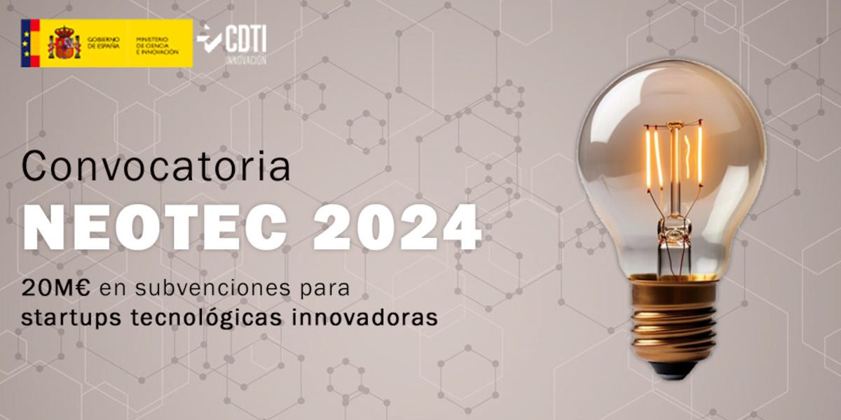 El CDTI anuncia la convocatoria del Programa NEOTEC 2024