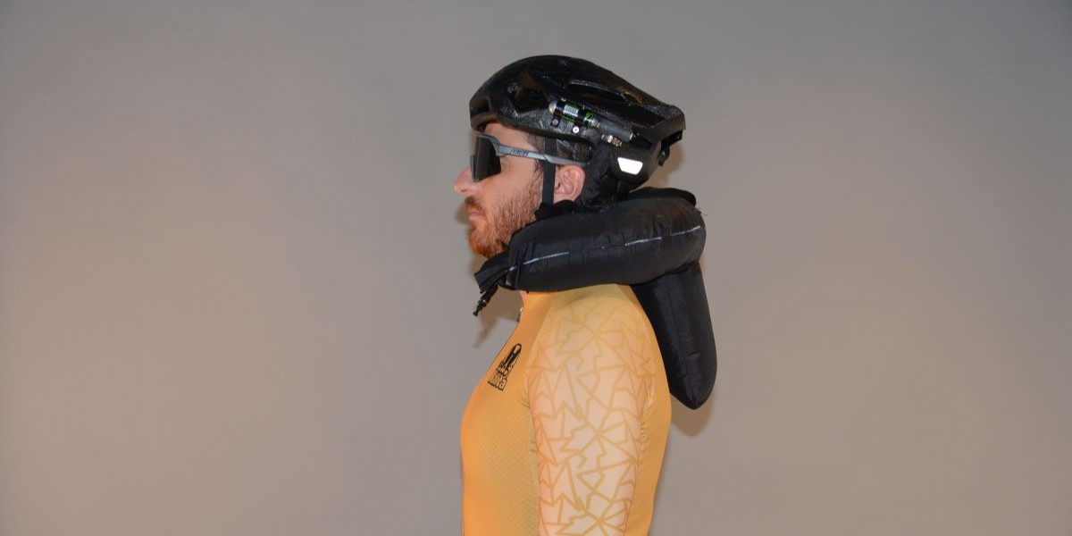 Evix, el casco con un airbag cervical que se activa con inteligencia artificial