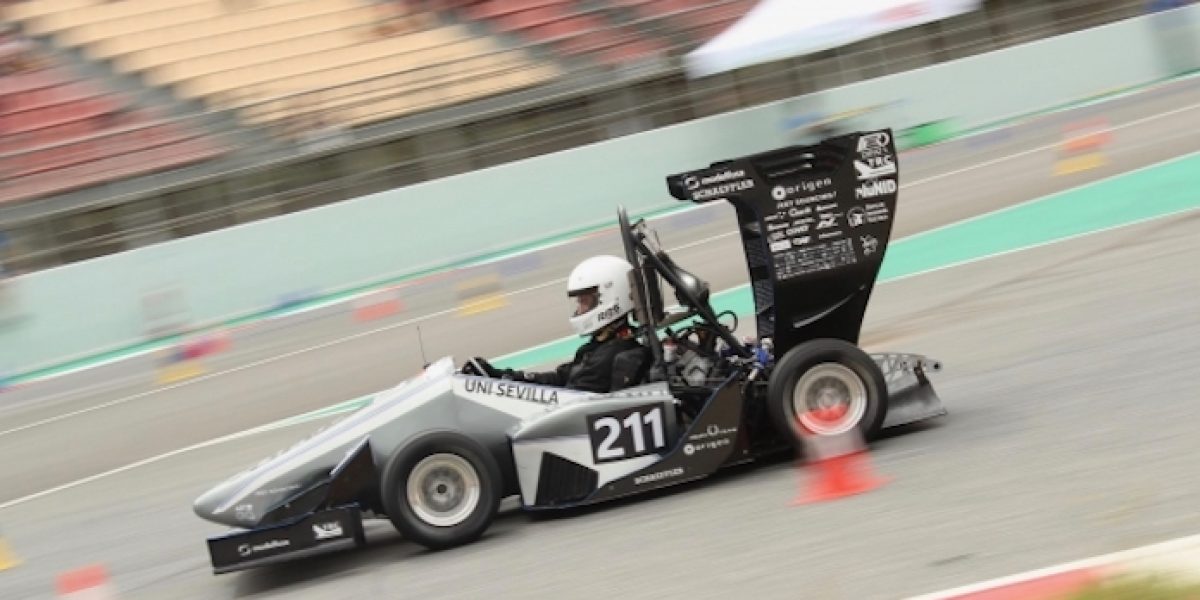 Vehículo del Arus Andalucía Racing Team, equipo de la Universidad de Sevilla.