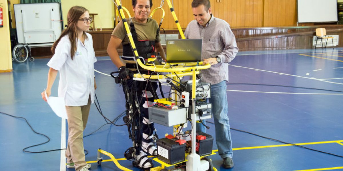 Exoesqueleto del Hospital Nacional de Parapléjicos de Toledo
