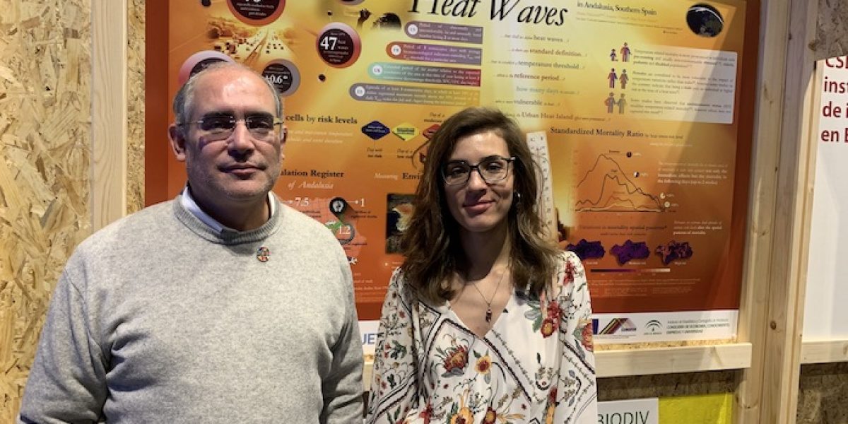 Diego Ramiro y Dariya Ordanovich han dado a conocer en el marco de la COP25 su trabajo sobre los efectos de las olas de calor en la salud