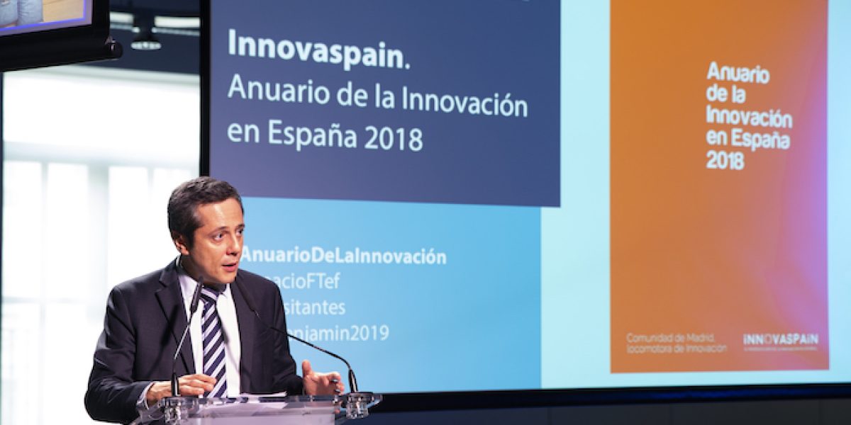 El consejero delegado de Enisa, José Bayón, ha clausurado la presentación del Anuario de la Innovación en España. / Foto: Sofía Calero