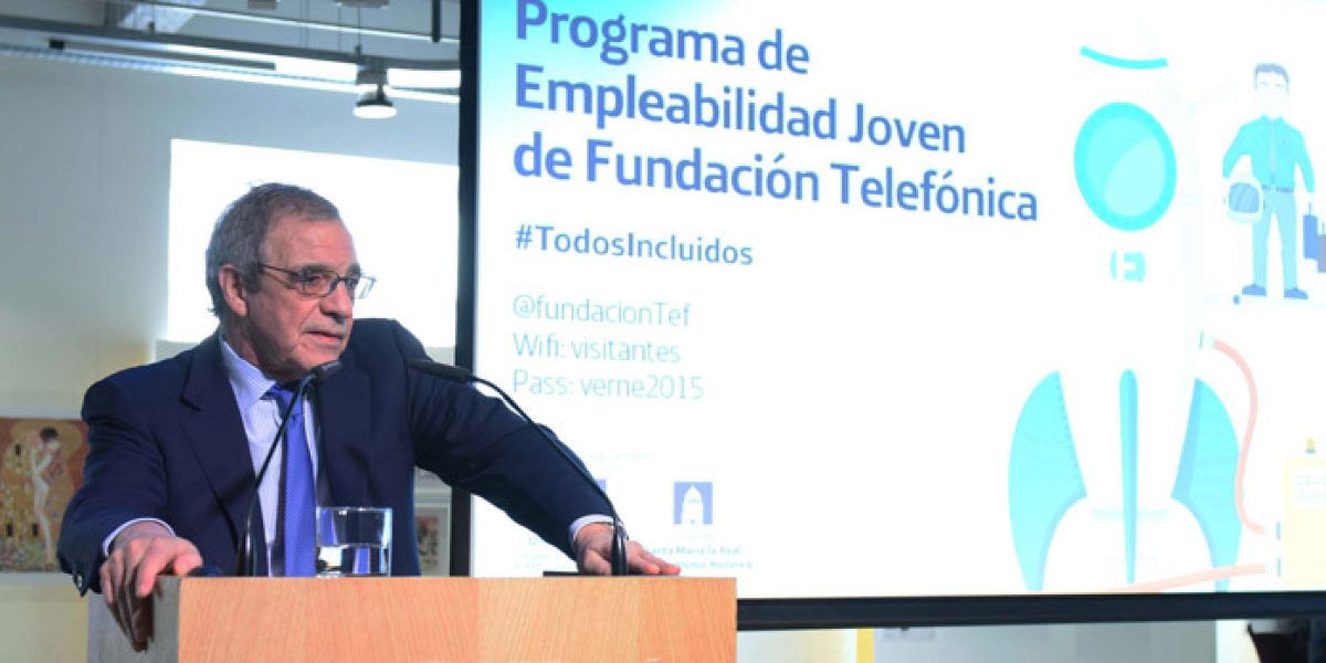 César Alierta durante su intervención. Fundación Telefónica