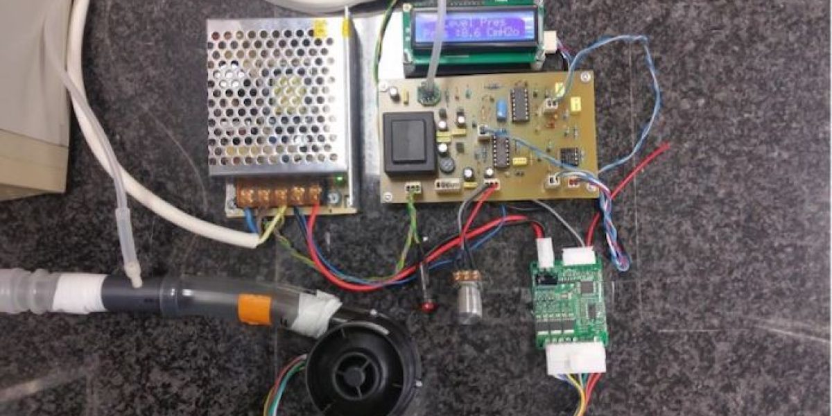 Uno de los sistemas de apoyo ventilatorio diseñado por la UB en colaboración la Universidad Pedagógica de Mozambique.