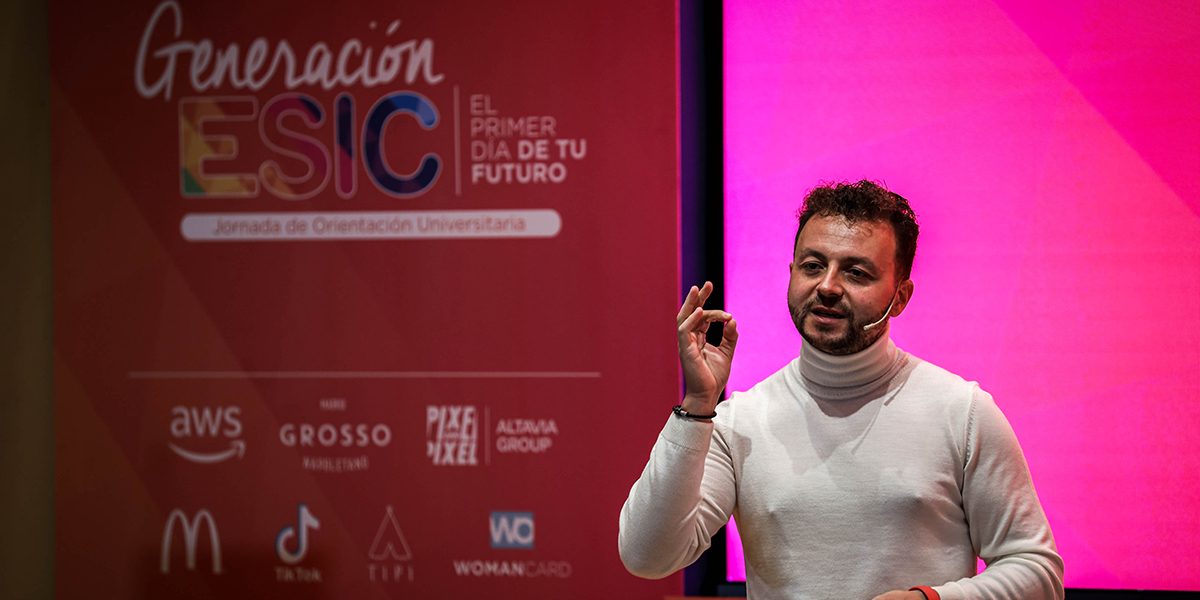 Eduardo Gómez, director general de ESIC, durante el evento Generación ESIC 2021.
