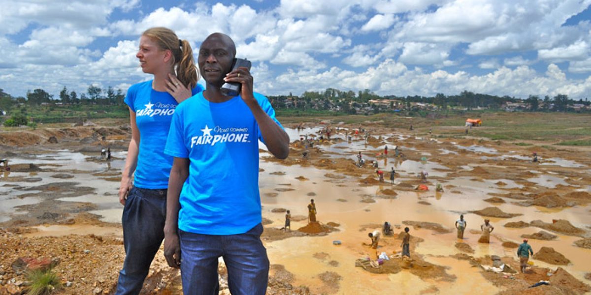 Fairphone mejora las condiciones de trabajo de los mineros. Imagen: Fairphone