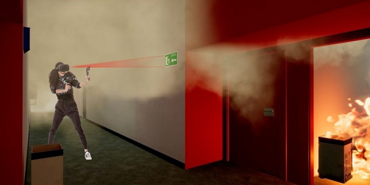 realidad virtual incendio