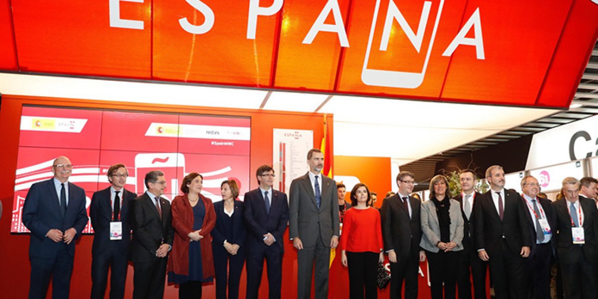 Mobile World Congress Felipe VI Álvaro Nadal
